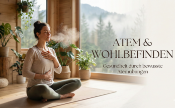 Eine Atem-Medidierende Frau