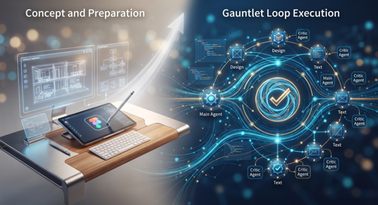 Gauntlet Loop für Coding Agenten